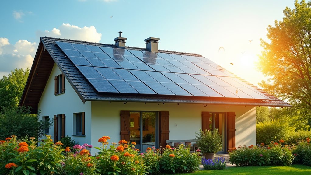 residential solar power reduces carbon